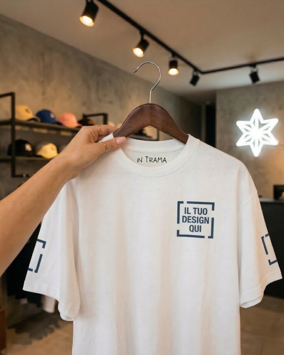 T-shirt oversize personalizzabile