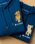 2 Felpe con Cappuccio di Simba e Nala + Traccia Spotify